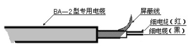 石灰石漿液超聲波液位計(jì)電纜線示意圖